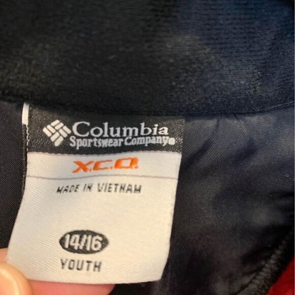 Columbia fleece jacket. Full zip. Size youth 14/16. Red/black. New condi… - Picture 5 of 8